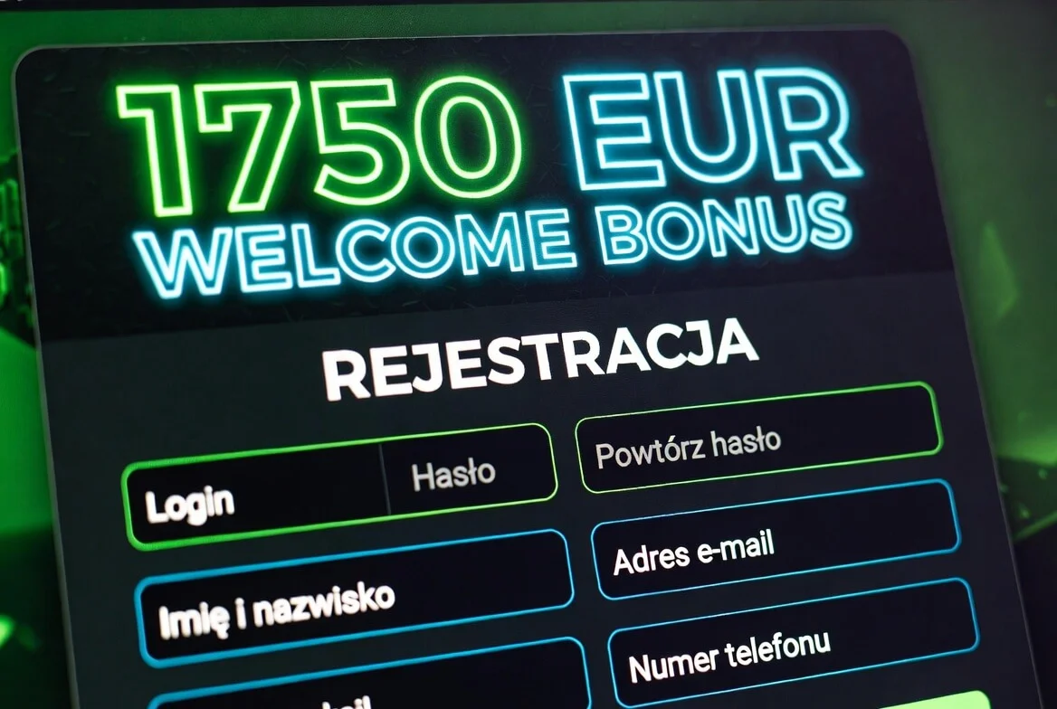 Ekran aktywacji premii powitalnej w AMPM Casino